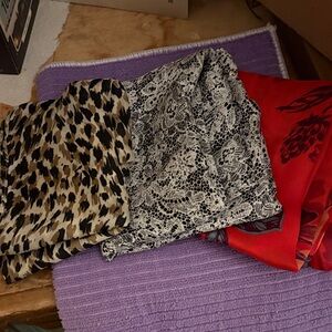Animal Print, Lace, and Floral Fabric Bundle